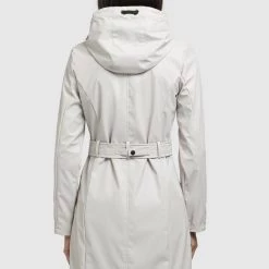 Rabatt 💯 Khujo GLENNA - Regenjacke / Wasserabweisende Jacke - Hellgrau, Damen 😍 -khujo Verkaufsladen 024e65ecb83b4bc0bd1cc847930ef013