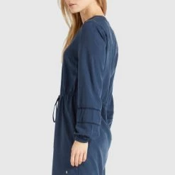 Bester Verkauf ✔️ Khujo SORELTA - Freizeitkleid - Dunkelblau, Damen 🤩 -khujo Verkaufsladen 03d99b86a2ae408d9cd631f866c757a9