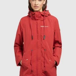 Coupon 🛒 Khujo CAIMA - Parka - Rot, Damen 😀