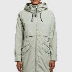 Rabatt 😀 Khujo ARIANA - Parka - Blassgrün, Damen 🔔