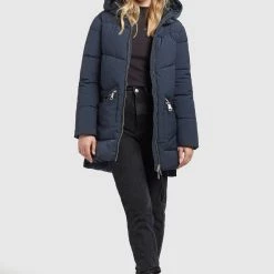 Billig ✨ Khujo BINE - Wintermantel - Blaugrau, Damen 🎁 -khujo Verkaufsladen 0424337139bb4ad0be356c3321ef6b79