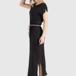 Aktion 👏 Khujo DOREEN - Maxikleid - Schwarz, Damen 🎁 11 Aktion 👏 Khujo DOREEN - Maxikleid - Schwarz, Damen 🎁 -khujo Verkaufsladen 0448cba5a4514cae8c6d0cd74b8cd239