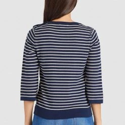 Am billigsten 🧨 Khujo RAISA - Strickpullover - Dunkelblau, Damen ⭐ -khujo Verkaufsladen 04eaf7714ec94eb2a0b3aa700164452d