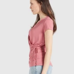 Besorgen 👍 Khujo LETICIA - T-Shirt Print - Rosa, Damen 😉 -khujo Verkaufsladen 07df9d5cdb0544d3bed953ac0d185f21