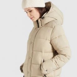 Angebote 👏 Khujo GERDA MATT - Winterjacke - Beige, Damen 💯 -khujo Verkaufsladen 0843a2177aca4985b8ea3ff615f6c723