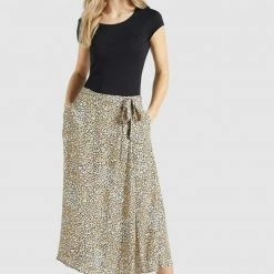 Besorgen 🌟 Khujo HEPKE - A-Linien-Rock - Mehrfarbig Geblümt, Damen 🤩