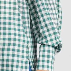 Billig 🎉 Khujo DAMINA - Bluse - Green/white, Damen 🥰 -khujo Verkaufsladen 0abad9078ed244ecadfd27369675c965