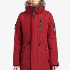 Brandneu ⭐ Khujo LIZIE - Wintermantel - Red, Damen 🛒