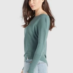 Brandneu 🔥 Khujo YODES - Strickpullover - Aqua, Damen ⌛ -khujo Verkaufsladen 0ccb93b682254f9db6bbeacc6654d693