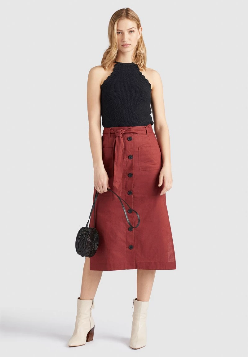 Angebote 🛒 Khujo VARSHA - A-Linien-Rock - Rotbraun, Damen 👍 4 Angebote 🛒 Khujo VARSHA - A-Linien-Rock - Rotbraun, Damen 👍 – Bild 4