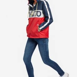 Großhandel ✨ Khujo ELIANA - Windbreaker - Blue/white/red, Damen 😀 -khujo Verkaufsladen 0d4fd978b88a450185e9f7fdd8ff428f