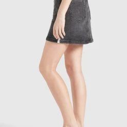 Aktion ❤️ Khujo MAXIMA - 👖 Jeansrock - Schwarz Gewaschen, Damen ❤️ -khujo Verkaufsladen 0d783e4628994b0e80ec41a4f0a7a188