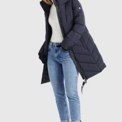 Schlussverkauf 👍 Khujo SUVA - Wintermantel - Dunkelblau, Damen 🌟 -khujo Verkaufsladen 10a1d055ae3b4b1bbb56c09cf3eaf12b