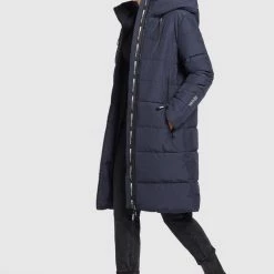 Schlussverkauf 😍 Khujo JILIAS - Wintermantel - Dunkelblau, Damen 😀 -khujo Verkaufsladen 1108588f063645a99b7c61f2860fc606