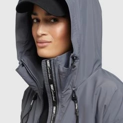 Top 10 👍 Khujo BLAIR - Übergangsjacke - Graublau, Damen ⭐ -khujo Verkaufsladen 11333b478c504f70ae2c2ee14d49488c