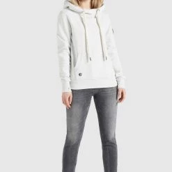Neu 👏 Khujo FANCI - Kapuzenpullover - Hellgrau Meliert, Damen 🥰 -khujo Verkaufsladen 11f8660b8d7940ff9c70656e073d6919