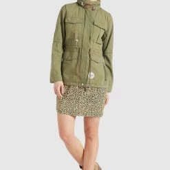 Rabatt 🤩 Khujo PAOLA2 - Parka - Oliv, Damen 🤩 -khujo Verkaufsladen 1239492f0d3f49b0be0f742151afca3c
