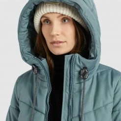 Top 10 ⌛ Khujo ARIBAY - Wintermantel - Blaugrau, Damen 🎉 -khujo Verkaufsladen 129ac6c325cf4eb48fd505cc63b3b94e