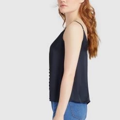 Billig ⭐ Khujo SUGAR - Bluse - Dark Blue, Damen 🧨 -khujo Verkaufsladen 13bb90dafd674da1abe1ec06c970b86c