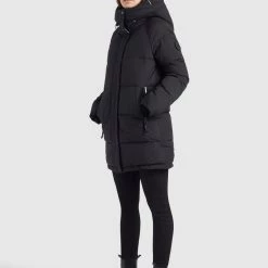 Blitzangebot 😀 Khujo DORASI - Wintermantel - Schwarz, Damen 🔥 -khujo Verkaufsladen 13c4efb46ed24b7badb6b128f21294d5