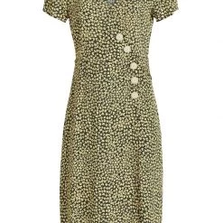 Bestes Angebot 🎁 Khujo PORGY - Freizeitkleid - Schwarz-gelb Geblümt, Damen 🎁 -khujo Verkaufsladen 15731e6a43c14058bc99a0d0316c9cff