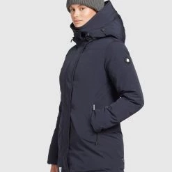 Coupon 🧨 Khujo KANDA - Wintermantel - Dark Blue, Damen 👏 -khujo Verkaufsladen 16030c0b11da4840b19422dbfdc55e35