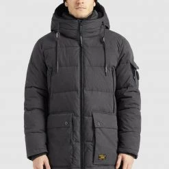 Bester Verkauf 🔔 Khujo RIDLEY2 - Wintermantel - Dunkelgrau, Herren 😉