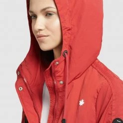 Billig 🎁 Khujo ZAHIRA3 - Leichte Jacke - Rot, Damen 🔥 -khujo Verkaufsladen 199f241b0df74e72943f52e25f69c375