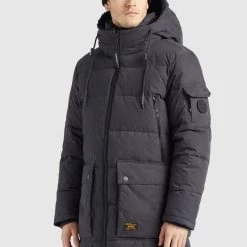 Bester Verkauf 🔔 Khujo RIDLEY2 - Wintermantel - Dunkelgrau, Herren 😉 -khujo Verkaufsladen 1a36514dbb744addb2b2ce4350835708
