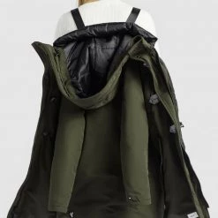 Bester Verkauf 🔔 Khujo CLEAO - Wintermantel - Dunkeloliv, Damen 👏 -khujo Verkaufsladen 1a4cee896c0143d4b23583d99a6e80e0