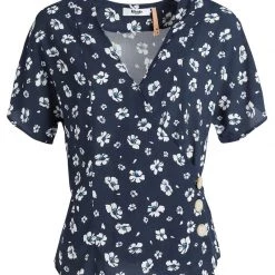 Coupon 🧨 Khujo GIOVANNA - Bluse - Blau-weiß Geblümt, Damen ❤️ -khujo Verkaufsladen 1a7d9d4fa6f5403c8c1ed86d9d201f89