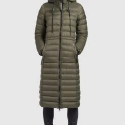 Budget ✔️ Khujo MIMI SHINE - Wintermantel - Dunkeloliv, Damen 🥰