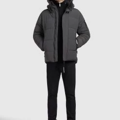 Coupon 🛒 Khujo BARAT - Winterjacke - Dunkelgrau, Herren 😍 -khujo Verkaufsladen 1d4677436efe4e1f9fa3b256e02868ac