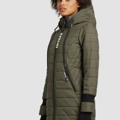 Bestes Angebot 🥰 Khujo SHINE2 STRUCTURED - Wintermantel - Dunkeloliv, Damen 🎉 -khujo Verkaufsladen 1daed0d3cd9f4605a7cfa8ee526a1826