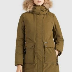 Blitzangebot 🥰 Khujo ATHENA - Parka - Oliv, Damen ⭐