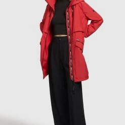 Bestpreis 🔔 Khujo ARIANA - Parka - Rot, Damen 🔥 -khujo Verkaufsladen 1e5aa7b0d5ac40fa8e7e5b9e4ef49bd7