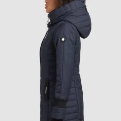 Top 10 🔔 Khujo JERRY PRIME5 STRUCTURED - Wintermantel - Dunkelblau, Damen 🔥 -khujo Verkaufsladen 1e98b0bddf5b482aa141a0bf1d066949