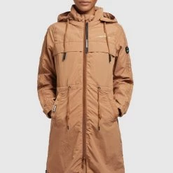 Budget 🎉 Khujo VOYA - Parka - Toffee, Damen ✨
