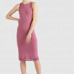 Großhandel 🎁 Khujo GENEVIEVE - Etuikleid - Rosa, Damen ✨