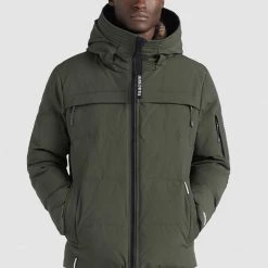 Billig 🛒 Khujo TERRY - Winterjacke - Dunkelgrün, Herren 🤩