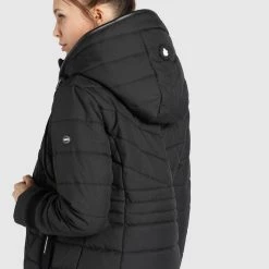 Blitzangebot 🤩 Khujo STRUCTURED - Winterjacke - Schwarz, Damen ⭐ -khujo Verkaufsladen 22bba1f9283b414e9b491e8d1731d396
