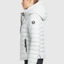 Top 10 😉 Khujo LOVINA2 SHINE - Leichte Jacke - Hellgrau, Damen 👍 -khujo Verkaufsladen 23c3dc960cf14dc18ecd0d2e33ab5cac