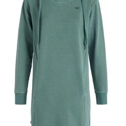 Auslauf 🛒 Khujo HALOUMA - Freizeitkleid - Aqua Gewaschen, Damen 🔔 -khujo Verkaufsladen 23e55a7f3c0649e0a68061848eefeb08