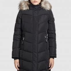 Blitzangebot 😍 Khujo LUBECK LONG - Wintermantel - Schwarz, Damen 🤩