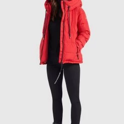 Coupon 🥰 Khujo LILENA - Winterjacke - Rot, Damen 🔔 -khujo Verkaufsladen 253bbab6fd574b3ca306a1853fded9d1