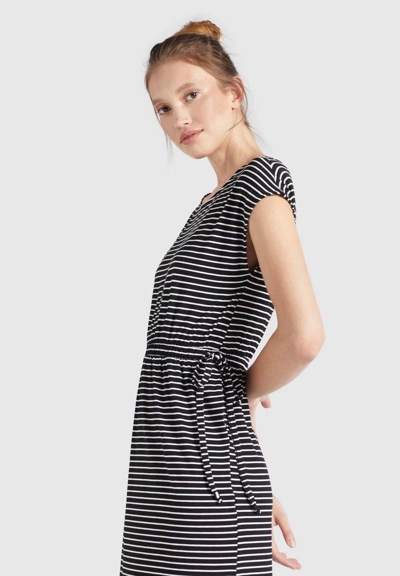 Billig 🎉 Khujo CRISTELLA - Maxikleid - Schwarz-weiß Gestreift, Damen ⌛ 5 Billig 🎉 Khujo CRISTELLA - Maxikleid - Schwarz-weiß Gestreift, Damen ⌛ – Bild 5