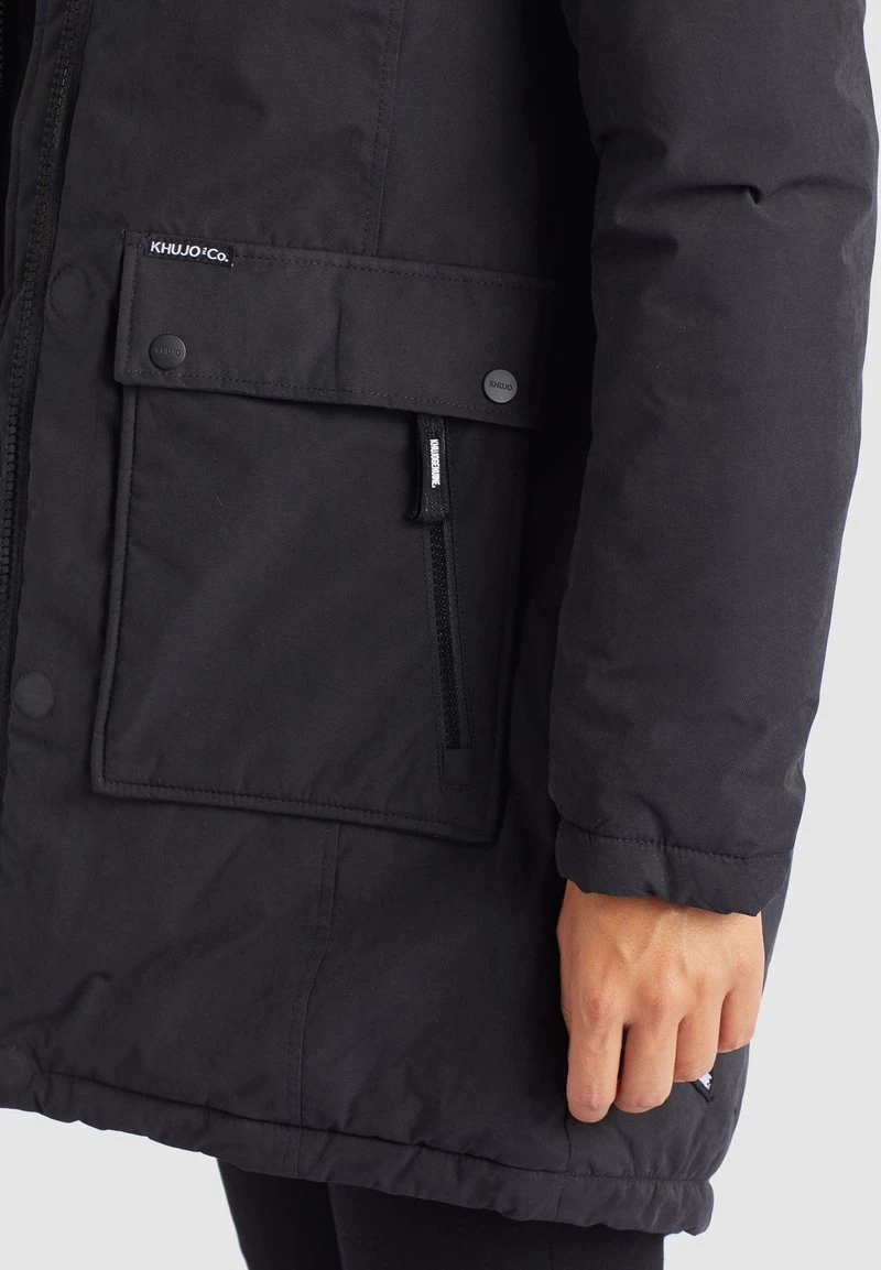 Brandneu 😀 Khujo ATHENA - Parka - Schwarz, Damen ⌛ 9 Brandneu 😀 Khujo ATHENA - Parka - Schwarz, Damen ⌛ – Bild 9