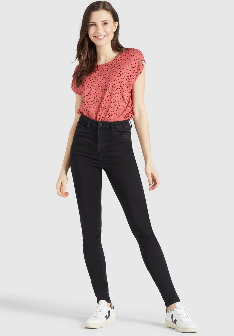 Neu 🎉 Khujo TALAJA - T-Shirt Print - Rosa-schwarz Gemustert, Damen 🥰 6 Neu 🎉 Khujo TALAJA - T-Shirt Print - Rosa-schwarz Gemustert, Damen 🥰 – Bild 6