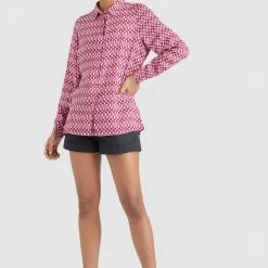 Am billigsten 🥰 Khujo LARISA - Hemdbluse - Cherry, Damen 🔔 -khujo Verkaufsladen 29d166dba7604853b34b718c100c8625