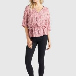 Aktion 🎉 Khujo RINALDA - Bluse - Rot Weiß Geblümt, Damen 🎉 -khujo Verkaufsladen 2a5d4eaa8e184c09ac5b7a9c75863488